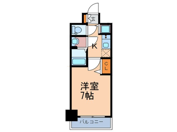 プレサンス大阪福島シエル(708)の物件間取画像